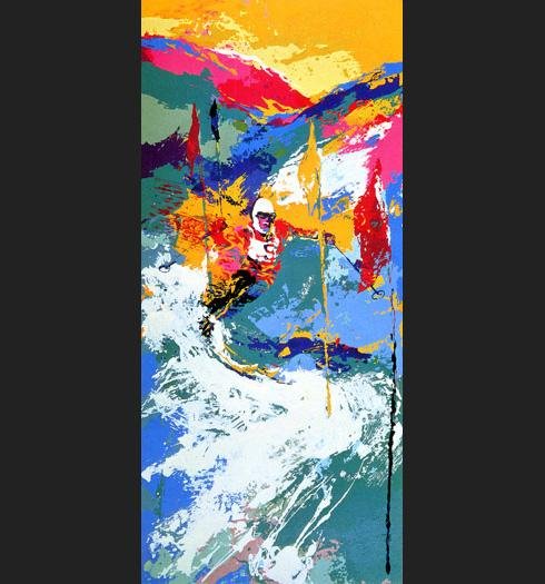 Leroy Neiman Downhill